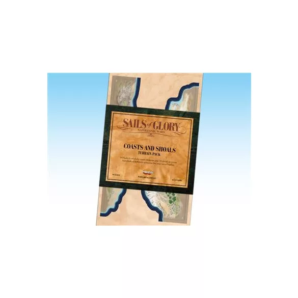 Sails Of Glory - Terrain Pack - Coasts and Shoals Accessory - EN-SGN502A