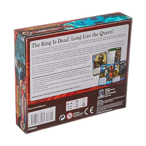 Pathfinder Adventure Card Game: Curse of the Crimson Throne Adventure Path - EN-PZO6041