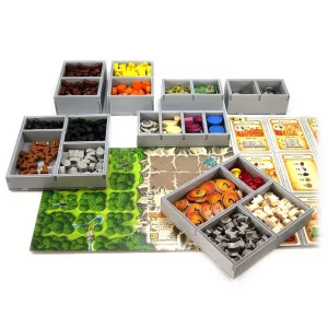 Folded Space Insert for Caverna társasjáték rendszerező betét