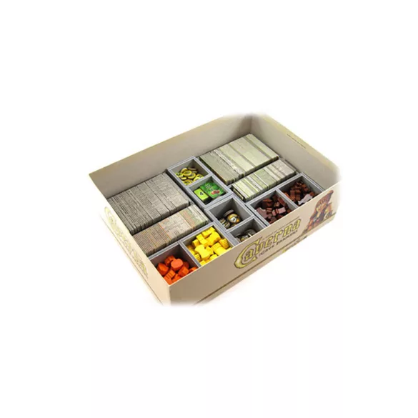 Folded Space Insert for Caverna társasjáték rendszerező betét