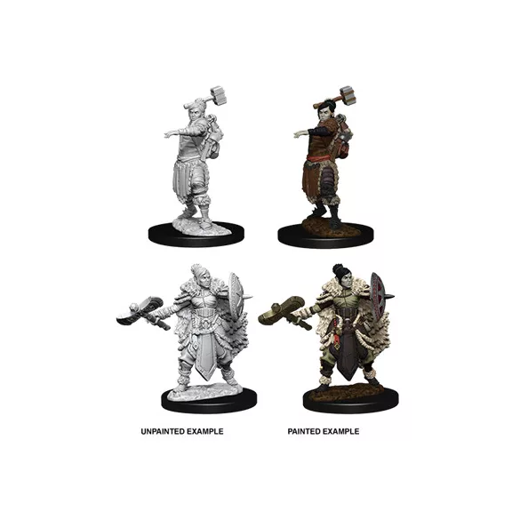 D&D Nolzur’s Marvelous Miniatures: Female Half-Orc Barbarian-73703