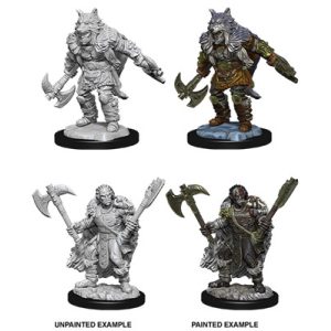 D&D Nolzur's Marvelous Miniatures - Male Half-Orc Barbarian-WZK73704