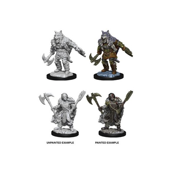 D&D Nolzur's Marvelous Miniatures - Male Half-Orc Barbarian-WZK73704