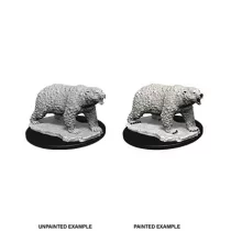 Wizkids Deep Cuts Unpainted Miniatures: Polar Bear-73727