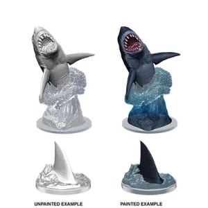 Wizkids Deep Cuts Unpainted Miniatures: Shark-73729