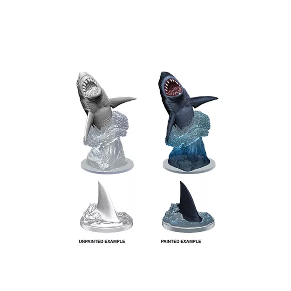 Wizkids Deep Cuts Unpainted Miniatures: Shark-73729