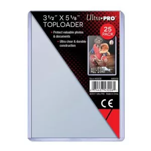 UP - Toploader - 3-1/2" X 5-1/8" (25 pieces)-43006