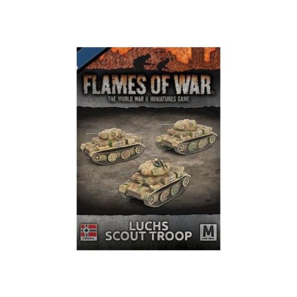 Flames of War: Panzer II (Luchs) Scout Troop-GBX131