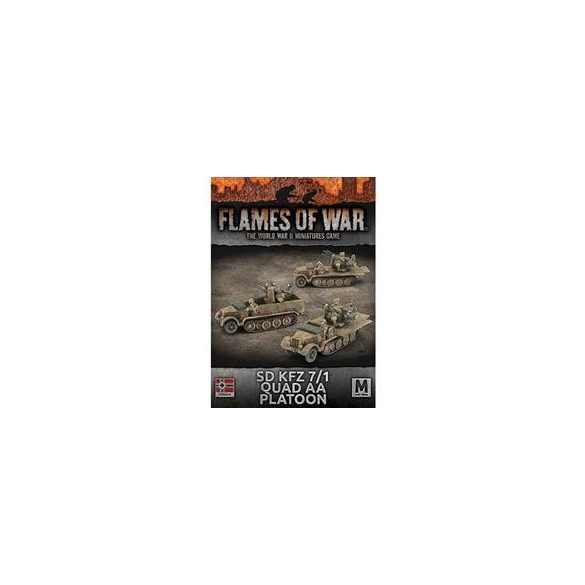 Flames of War: Sd Kfz 7/1 Quad AA Platoon-GBX134