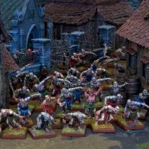 Kings of War - Undead: Zombie Horde műanyag miniatűra készlet - angol kiadás