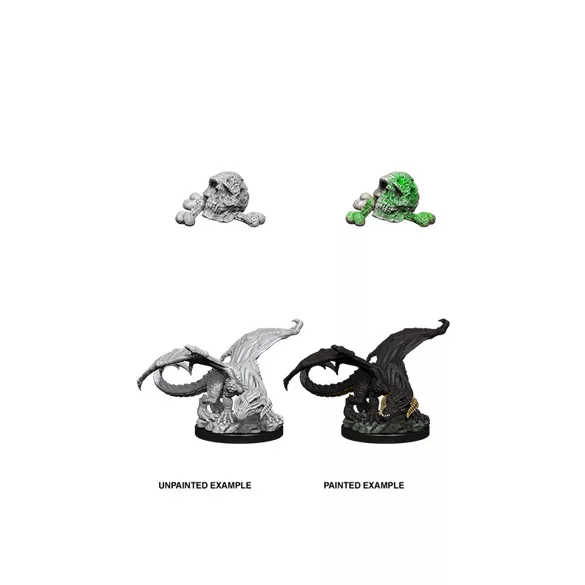 D&D Nolzur’s Marvelous Miniatures: Black Dragon Wyrmling-73850