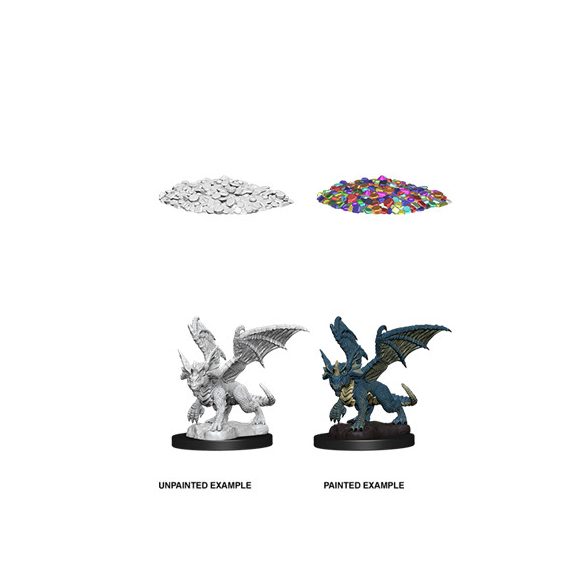 D&D Nolzur's Marvelous Miniatures - Blue Dragon Wyrmling-WZK73852