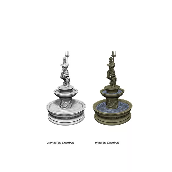 Wizkids Deep Cuts Unpainted Miniatures: Fountain-73865