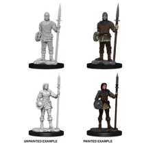 Wizkids Deep Cuts Unpainted Miniatures: Guards-73870