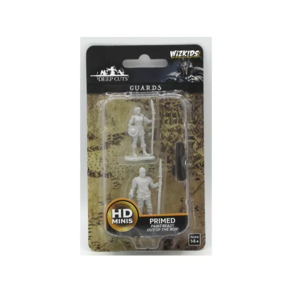 Wizkids Deep Cuts Unpainted Miniatures: Guards-73870