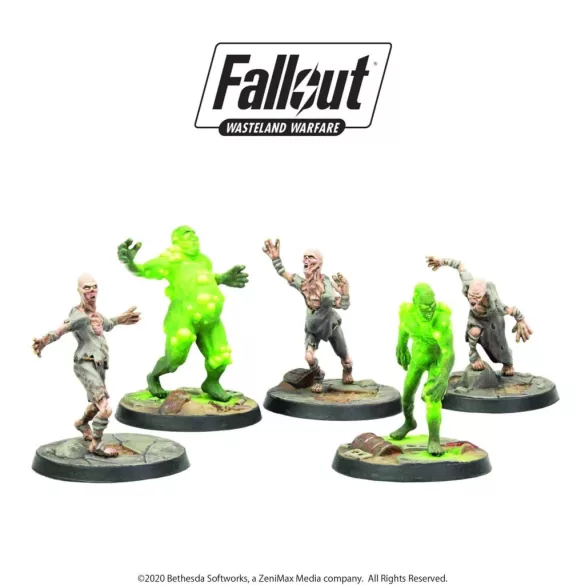 Fallout: Wasteland Warfare - Ghouls miniatűra készlet - angol kiadás