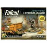 Fallout: Wasteland Warfare - X-01 Survivor & Dogmeat miniatűra készlet (EN)