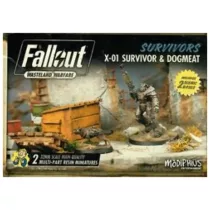 Fallout: Wasteland Warfare - X-01 Survivor & Dogmeat miniatűra készlet (EN)