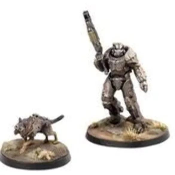 Fallout: Wasteland Warfare - X-01 Survivor & Dogmeat miniatűra készlet (EN)