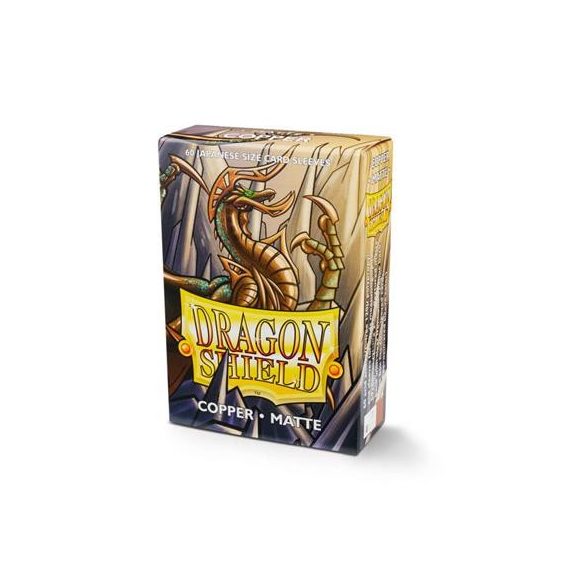 Dragon Shield Japanese Matte Sleeves - Copper 'Munay' (60 Sleeves)-AT-11116