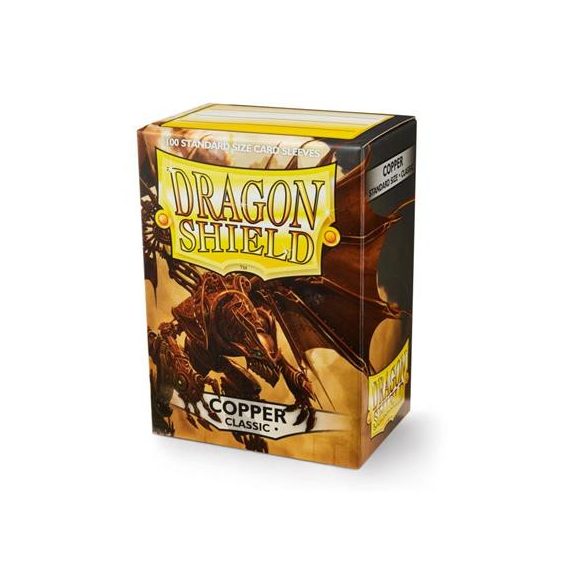Dragon Shield Standard Sleeves - Copper 'Fiddlestix' (100 Sleeves)-AT-10016