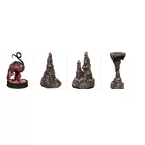 D&D Icons of the Realms: Volo & Mordenkainen’s Foes Premium Set- Elder Brain & Stalagmites-73944