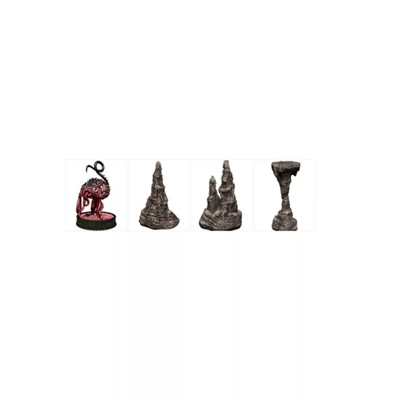 D&D Icons of the Realms: Volo & Mordenkainen’s Foes Premium Set- Elder Brain & Stalagmites-73944