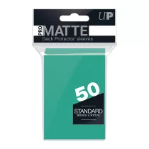UP - Standard Sleeves - Pro-Matte - Non Glare - Aqua (50 Sleeves)-84151