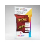 Gamegenic KeyForge Logo Sleeves - Red (40 Sleeves)-GGS10004ML