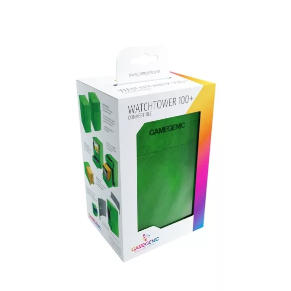 Gamegenic Watchtower 100+ Convertible kártyatartó doboz - zöld