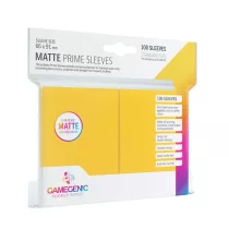 Gamegenic - Matte Prime Sleeves Yellow (100 Sleeves)-GGS10032ML