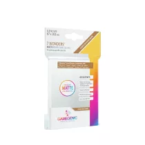 Gamegenic - MATTE 7 Wonders Sleeves 67 x 103 mm - Clear (80 Sleeves)-GGS10059ML