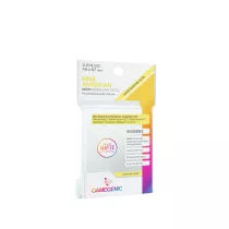 Gamegenic - MATTE Mini American-Sized Boardgame Sleeves 44 x 67 mm - Clear (50 Sleeves)-GGS10067ML