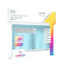 Gamegenic - Value Pack Standard Sleeves - Clear (200 Sleeves)-GGS10071ML