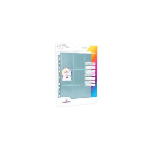 Gamegenic - Ultrasonic 9-Pocket Pages Toploading 10 pcs pack-GGS30012ML