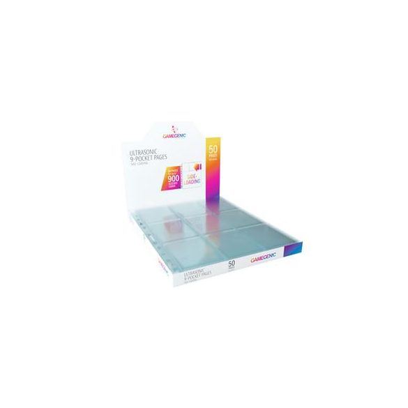 Gamegenic - Ultrasonic 9-Pocket Pages Sideloading DISPLAY-GGS30015ML