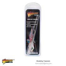 Warlord Modelling Tweezers – extra finom ívelt modellező csipesz, 115 mm