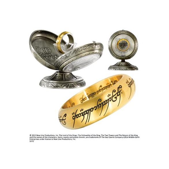 The Lord of the Rings One Ring Stainless Steel - Gold colour-NN1315US09
