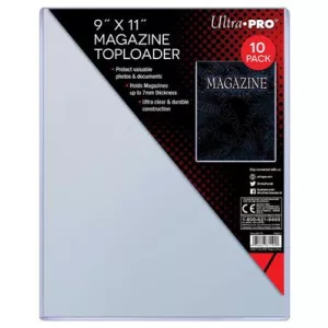 UP - 9" X 11-1/4" Thick Magazine Toploader 10ct-81192