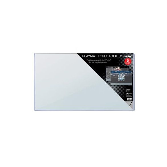 UP - 24" x 14" Playmat Toploader 5ct-85844
