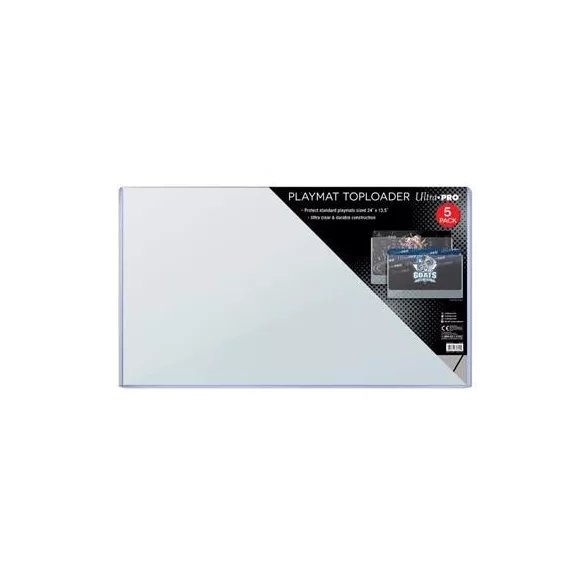 UP - 24" x 14" Playmat Toploader 5ct-85844