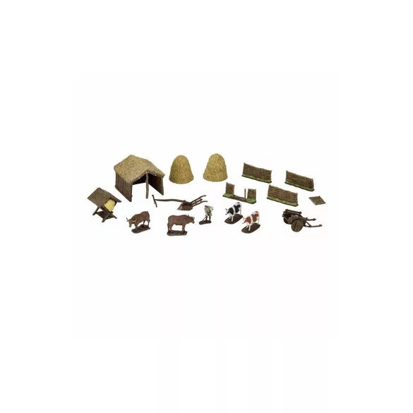 WizKids 4D Settings: Medieval Farmer - előre festett miniatűra szett