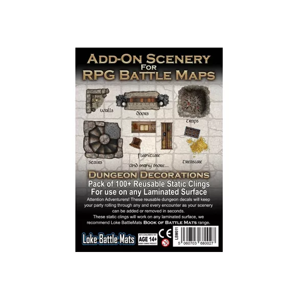 Add-On Scenery for RPG Maps - Dungeon Decorations - EN-LBM-011