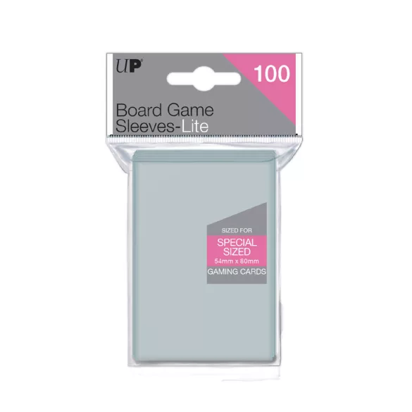 UP - Lite Board Game Sleeves 54mm x 80mm (100 Sleeves)-85942
