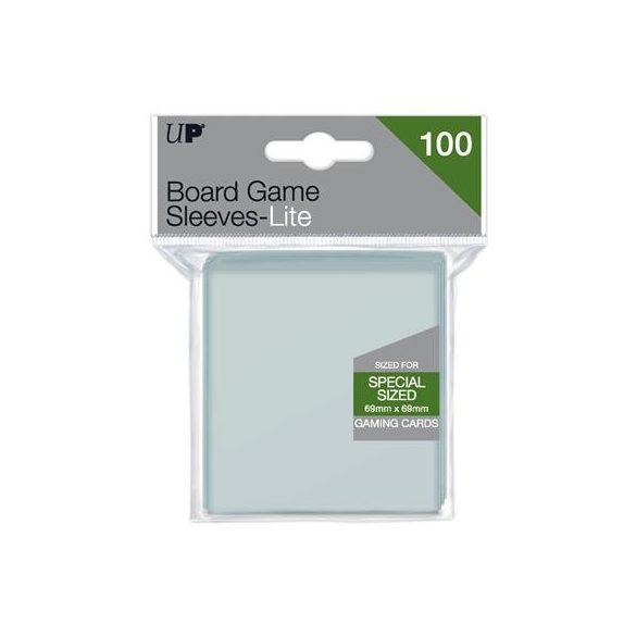 UP - Lite Board Game Sleeves 69mm x 69mm (100 Sleeves)-85946