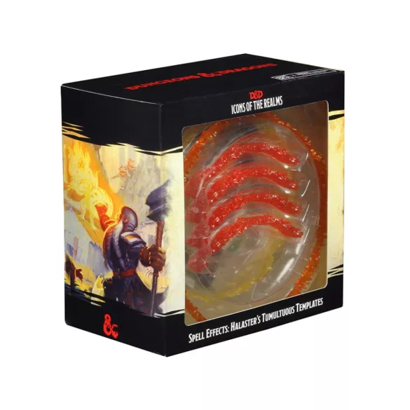 D&D Icons of the Realms: Spell Effects: Halaster’s Tumultuous Templates – előre festett varázslatsablon készlet