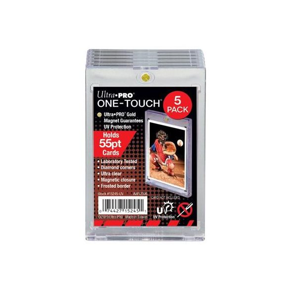 UP - 55PT UV One-Touch Magnetic Holder - 5 Pack-15245-UV