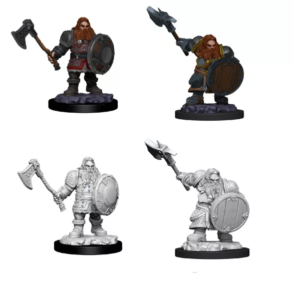 D&D Nolzur’s Marvelous Miniatures: Male Dwarf Fighter-90004