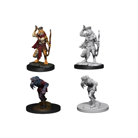 D&D Nolzur’s Marvelous Miniatures: Wererat & Weretiger-90014
