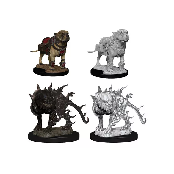 D&D Nolzur’s Marvelous Miniatures: Mastif & Shadow Mastif-90017